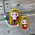 Virgen de Guadalupe Rattle Set
