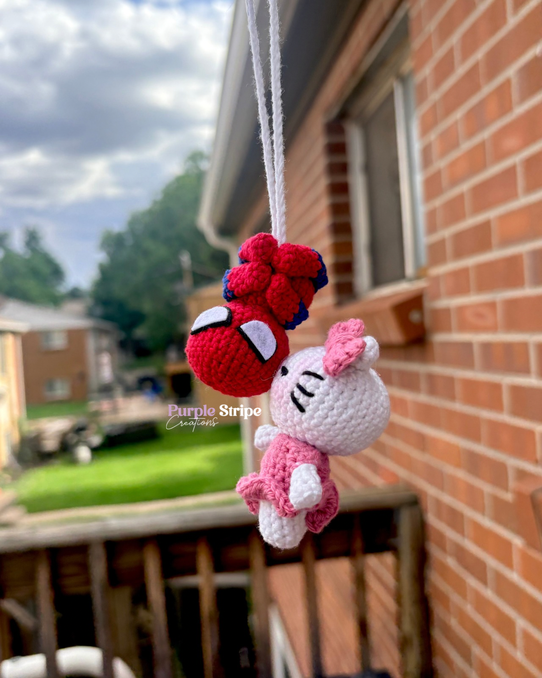 SpideyXHello Kitty Car Hanger