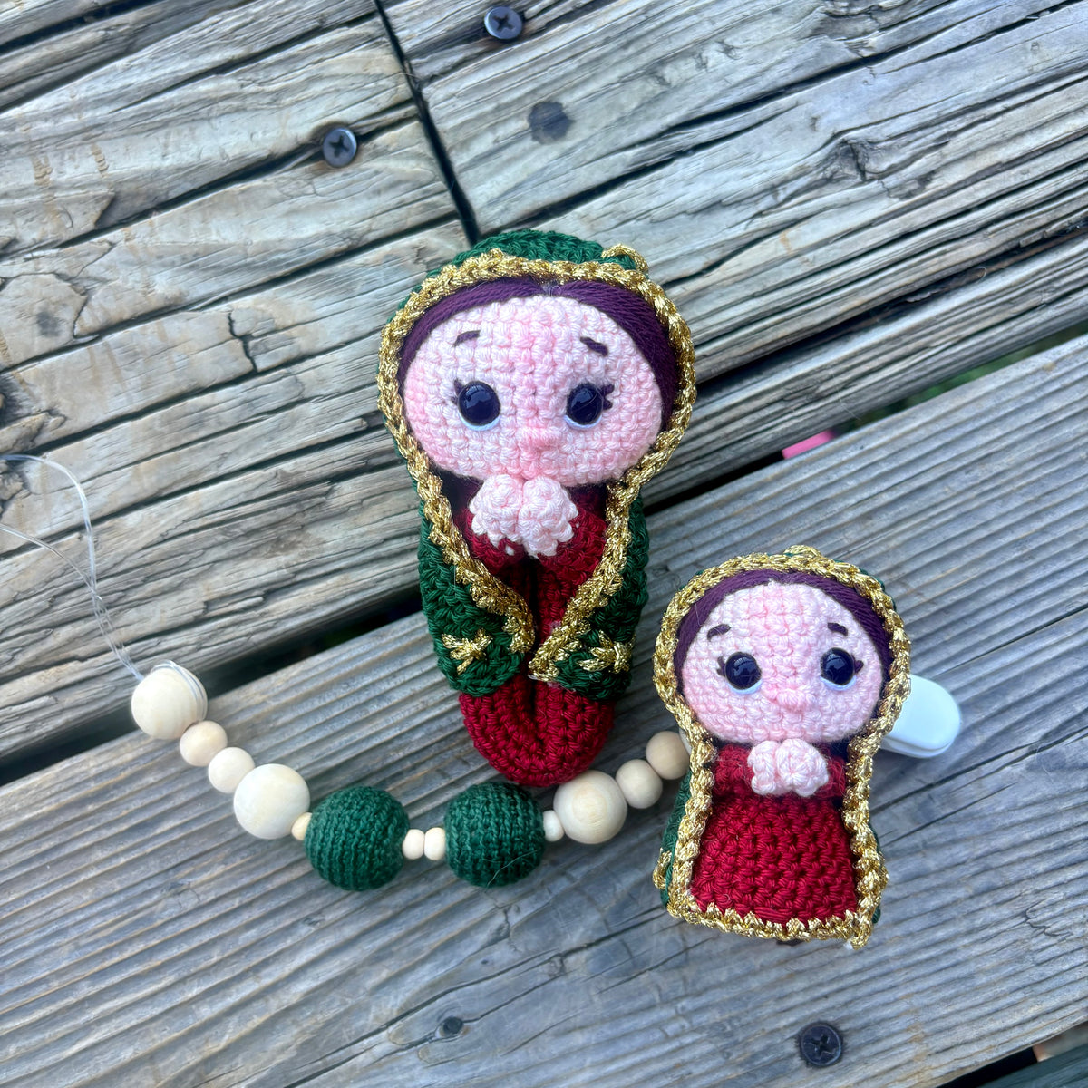 Virgen de Guadalupe Rattle Set